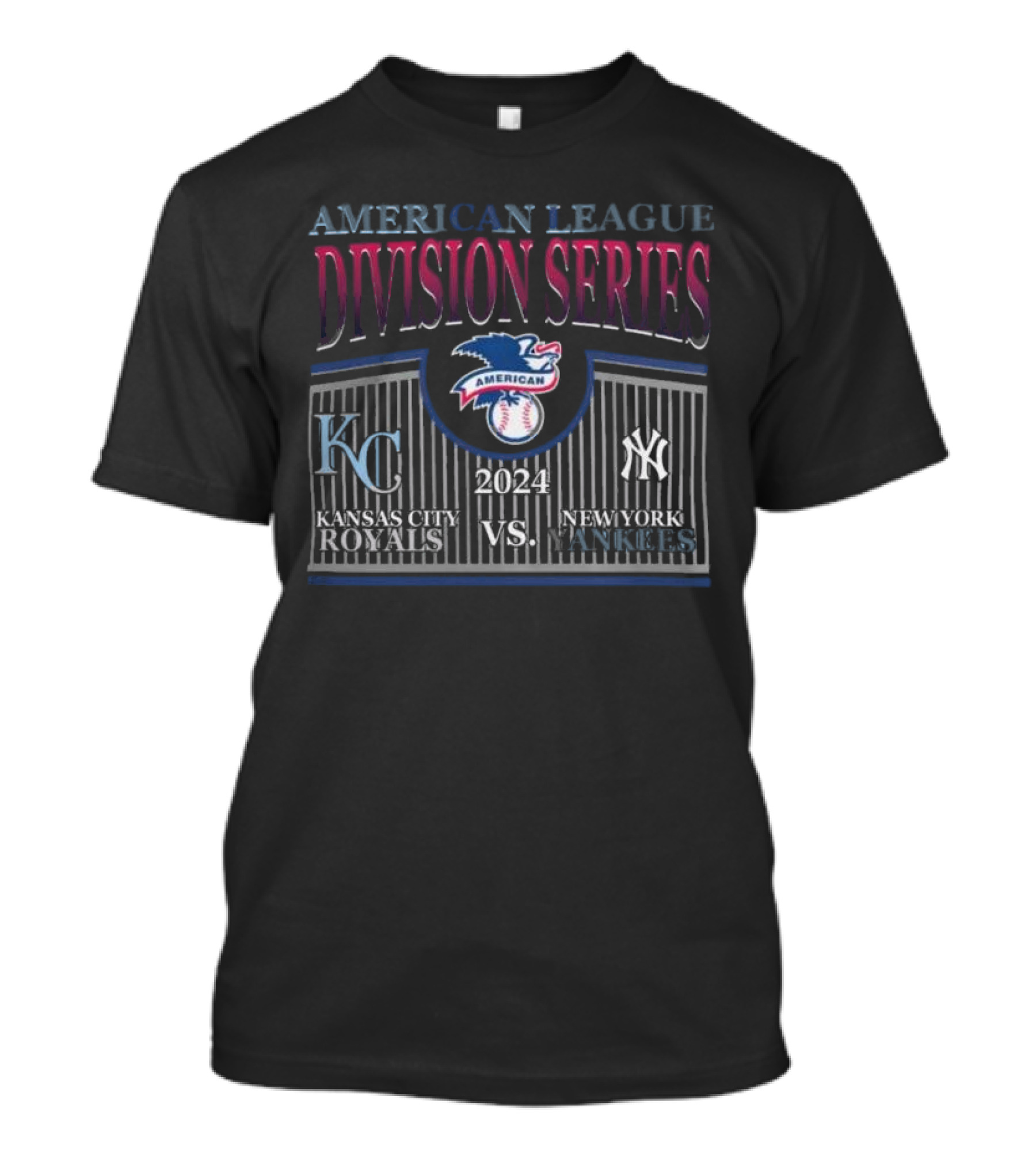 American League Division Series 2024 Kansas City Royals Vs New York Yankees T-Shirt
