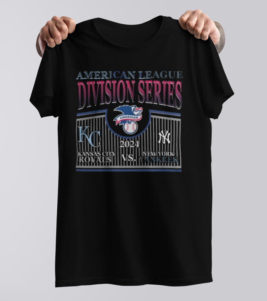 American League Division Series 2024 Kansas City Royals Vs New York Yankees T-Shirt