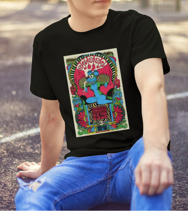 Osees Levitation 2024 Halloween Show In Austin TX Oct 31 Mohawk Bat Club T-Shirt