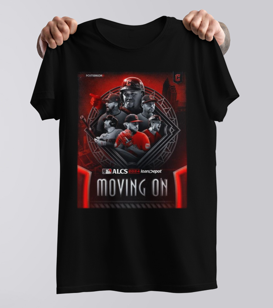 Cleveland Guardians ALCS 2024 Postseason Moving On T-Shirt