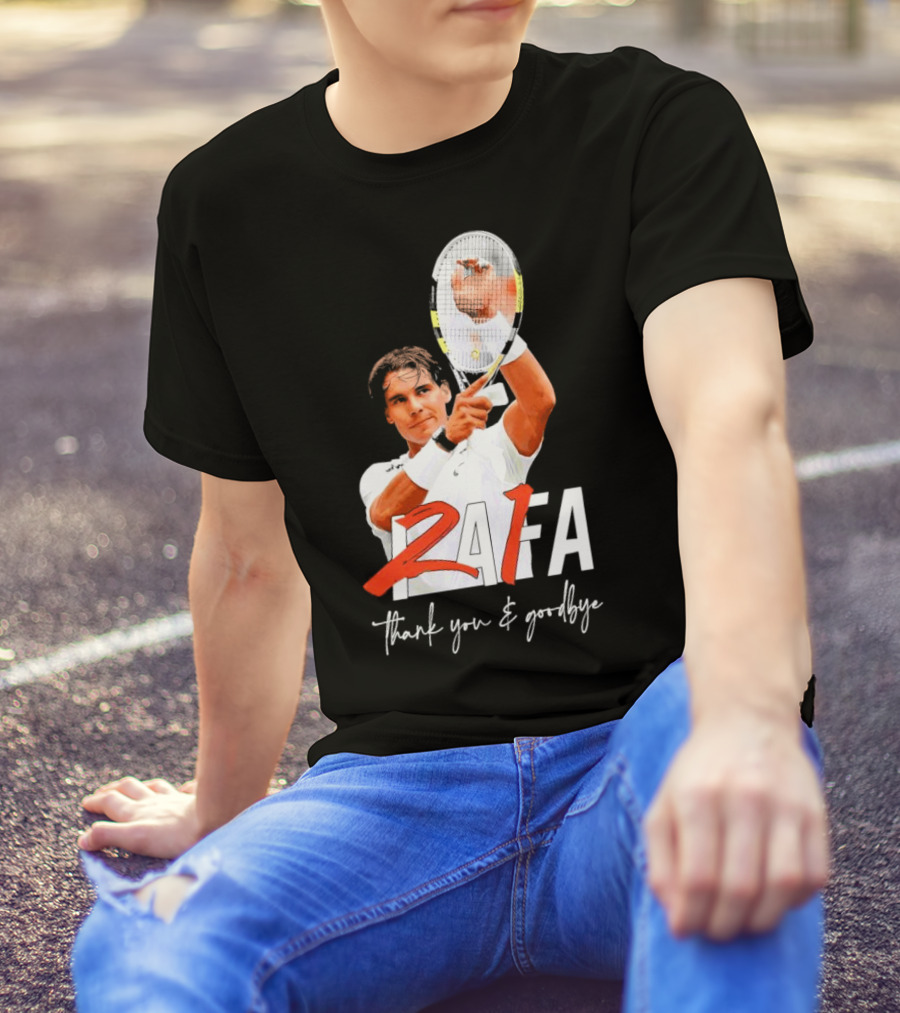 Rafa Nadal Thank You And Goodbye Tennis T-Shirt