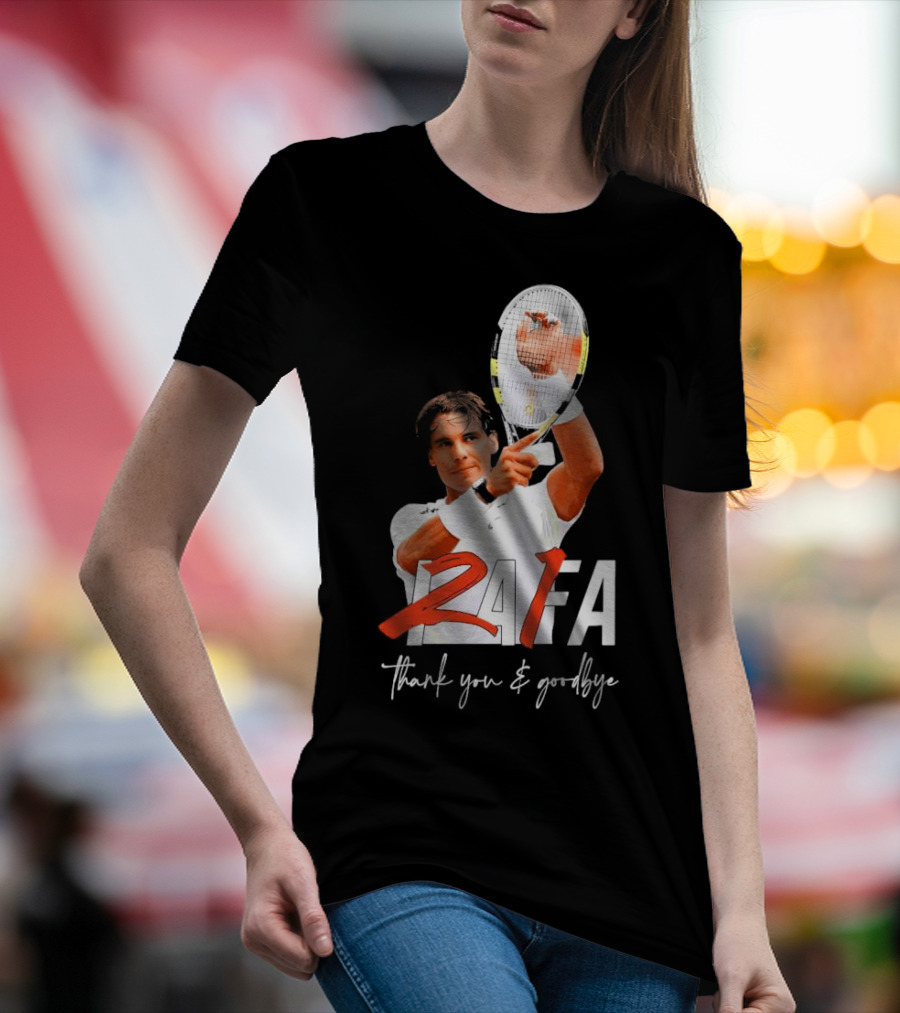 Rafa Nadal Thank You And Goodbye Tennis T-Shirt