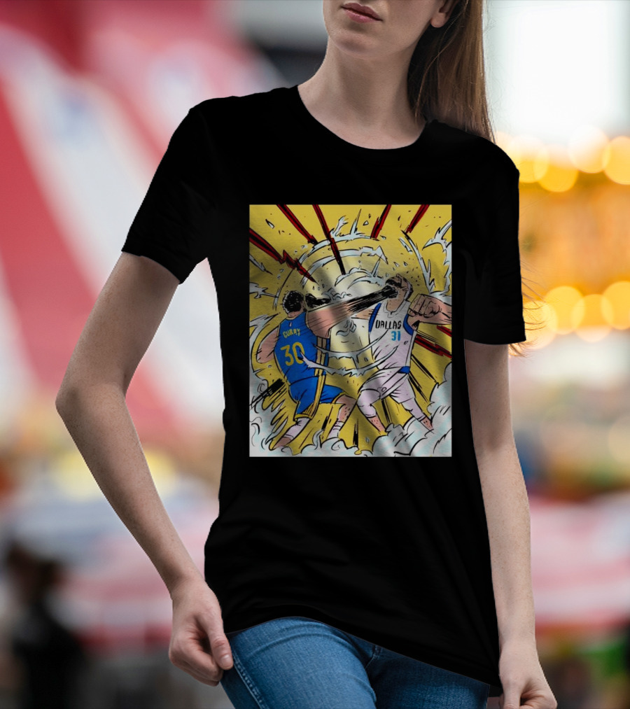 Curry Thompson One Piece Garp Kuzan Showdown T-Shirt