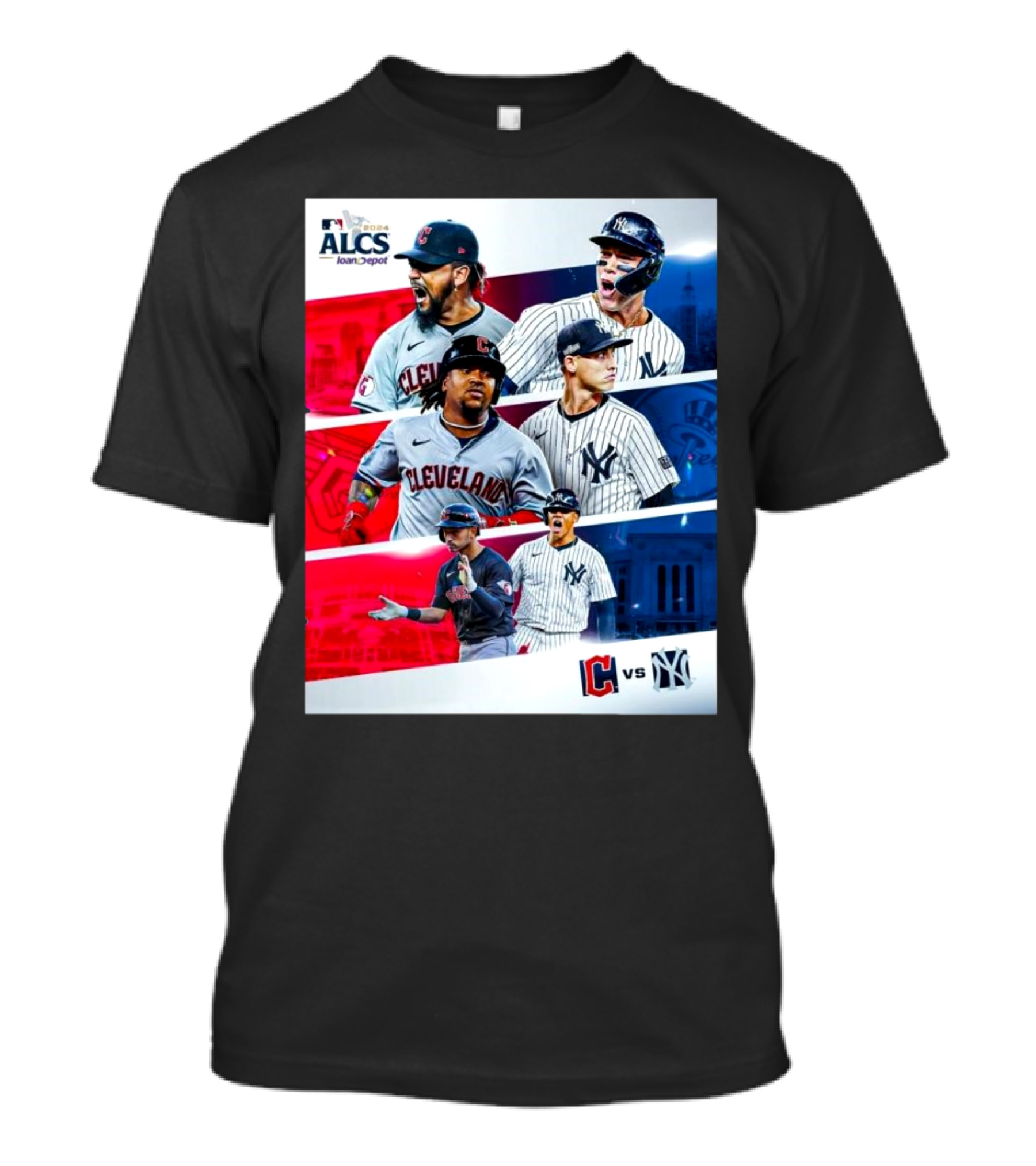 Cleveland Guardians Vs New York Yankees 2024 ALCS Showdown In The Bronx T-Shirt