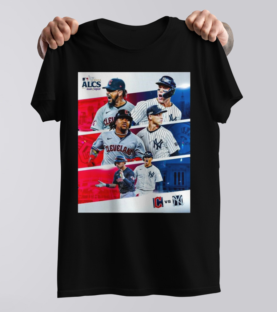 Cleveland Guardians Vs New York Yankees 2024 ALCS Showdown In The Bronx T-Shirt