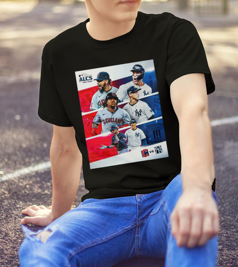 Cleveland Guardians Vs New York Yankees 2024 ALCS Showdown In The Bronx T-Shirt