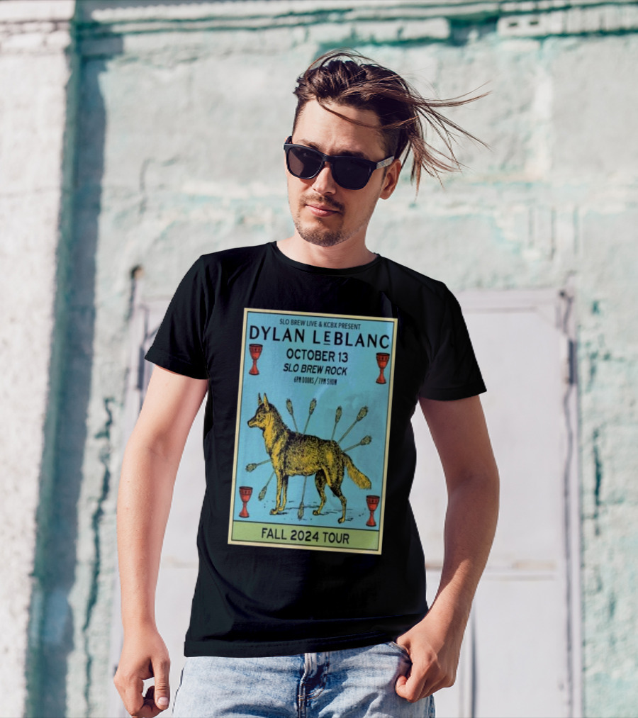Dylan LeBlanc Fall 2024 Tour SLO Brew Rock San Luis Obispo CA October 13 T-Shirt