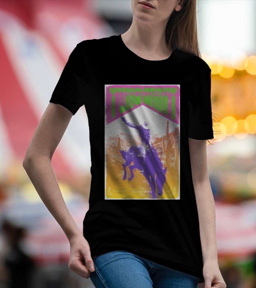 Yung Gravy The Gravy Train Tour The Fillmore Detroit In Detroit, MI Oct 12 2024 Event Cowboy Cactus Desert Rider T-Shirt