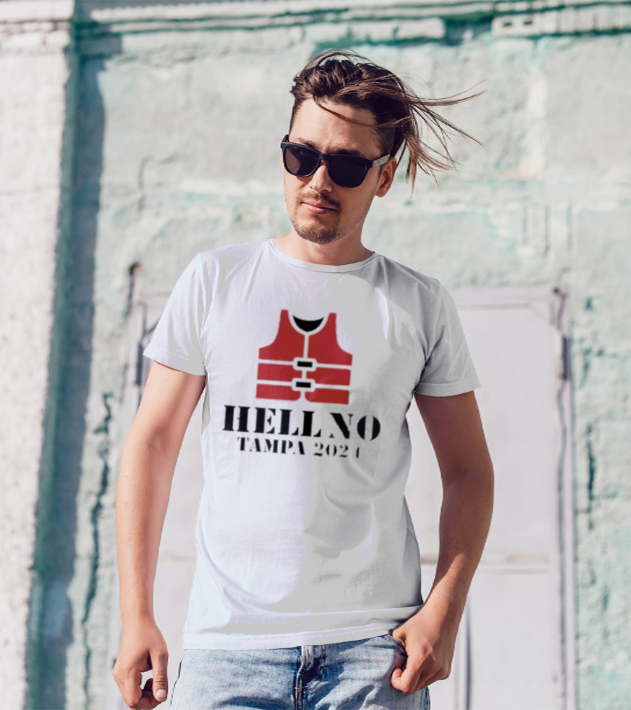 Hell No Tampa 2024 Hurricane Milton Life Vest T-Shirt