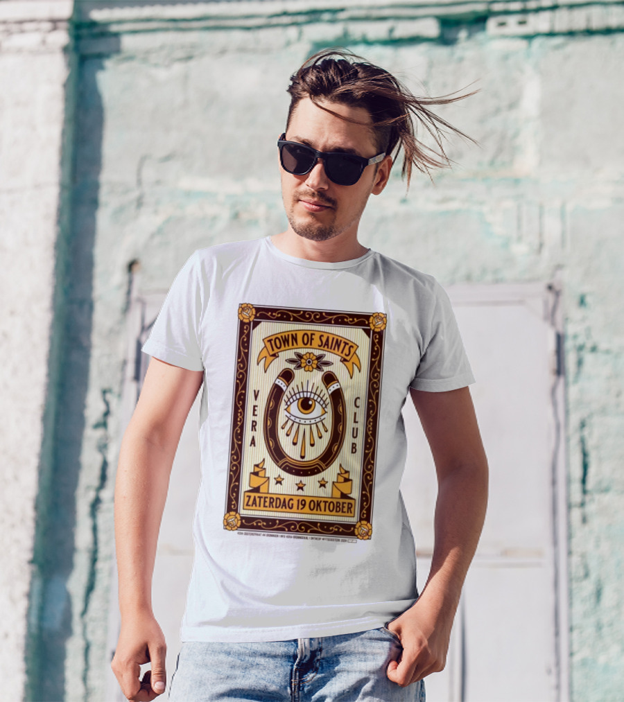 Town Of Saints Vera Club Zaterdag 19 Oktober Oosterstraat 44 Groningen Nederland T-Shirt