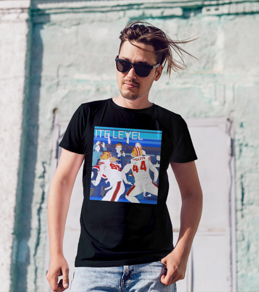 ITE Level San Francisco 49ers George Kittle Kyle Juszczyk T-Shirt