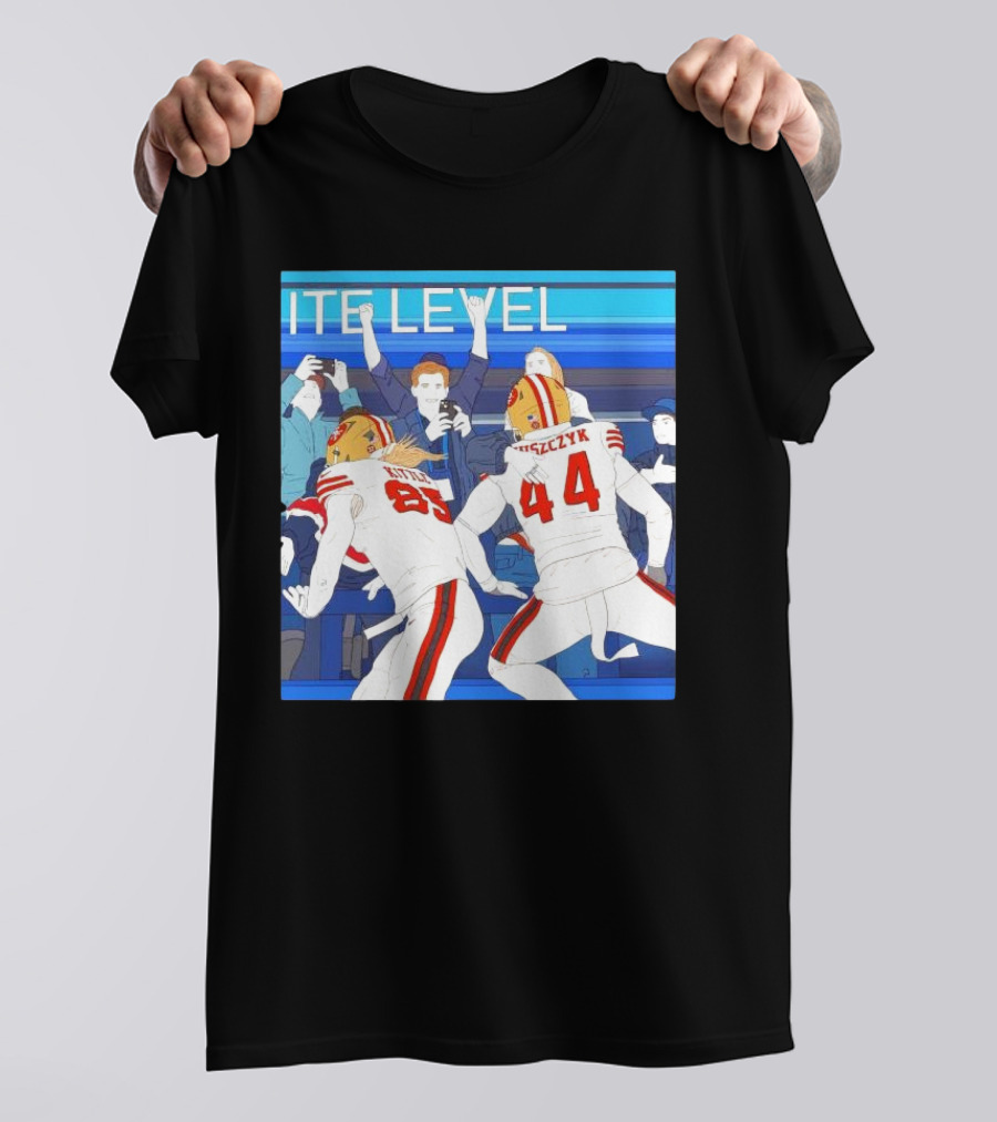 ITE Level San Francisco 49ers George Kittle Kyle Juszczyk T-Shirt