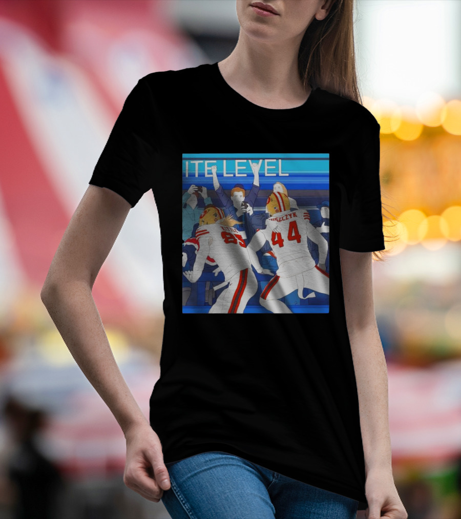 ITE Level San Francisco 49ers George Kittle Kyle Juszczyk T-Shirt