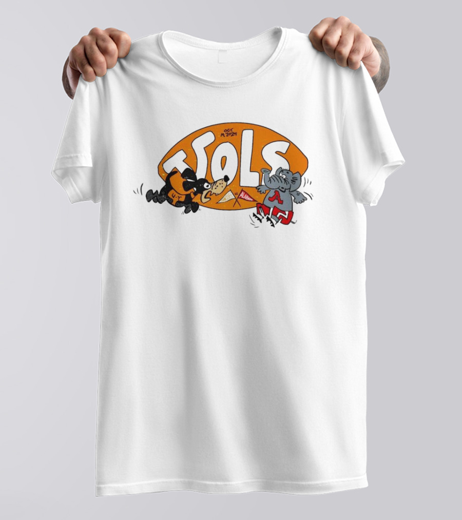Oct 19 2024 Vols UT Dogs Vs Alabama Elephant T-Shirt