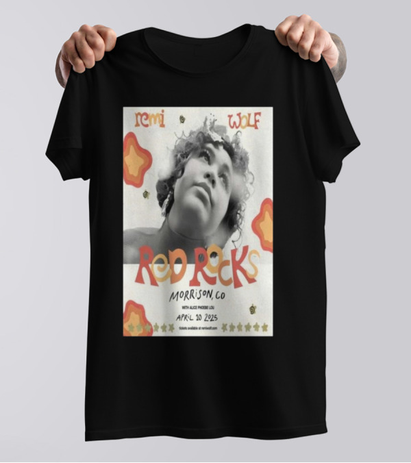 Remi Wolf Red Rocks Morrison CO April 10 2025 With Alice Phoebe Lou T-Shirt
