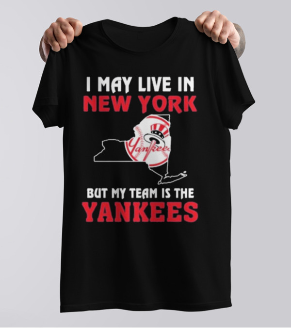 New York Map Design Yankees 2024 Fan T-Shirt