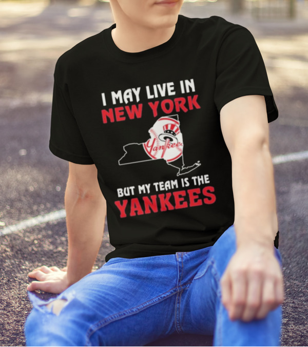 New York Map Design Yankees 2024 Fan T-Shirt
