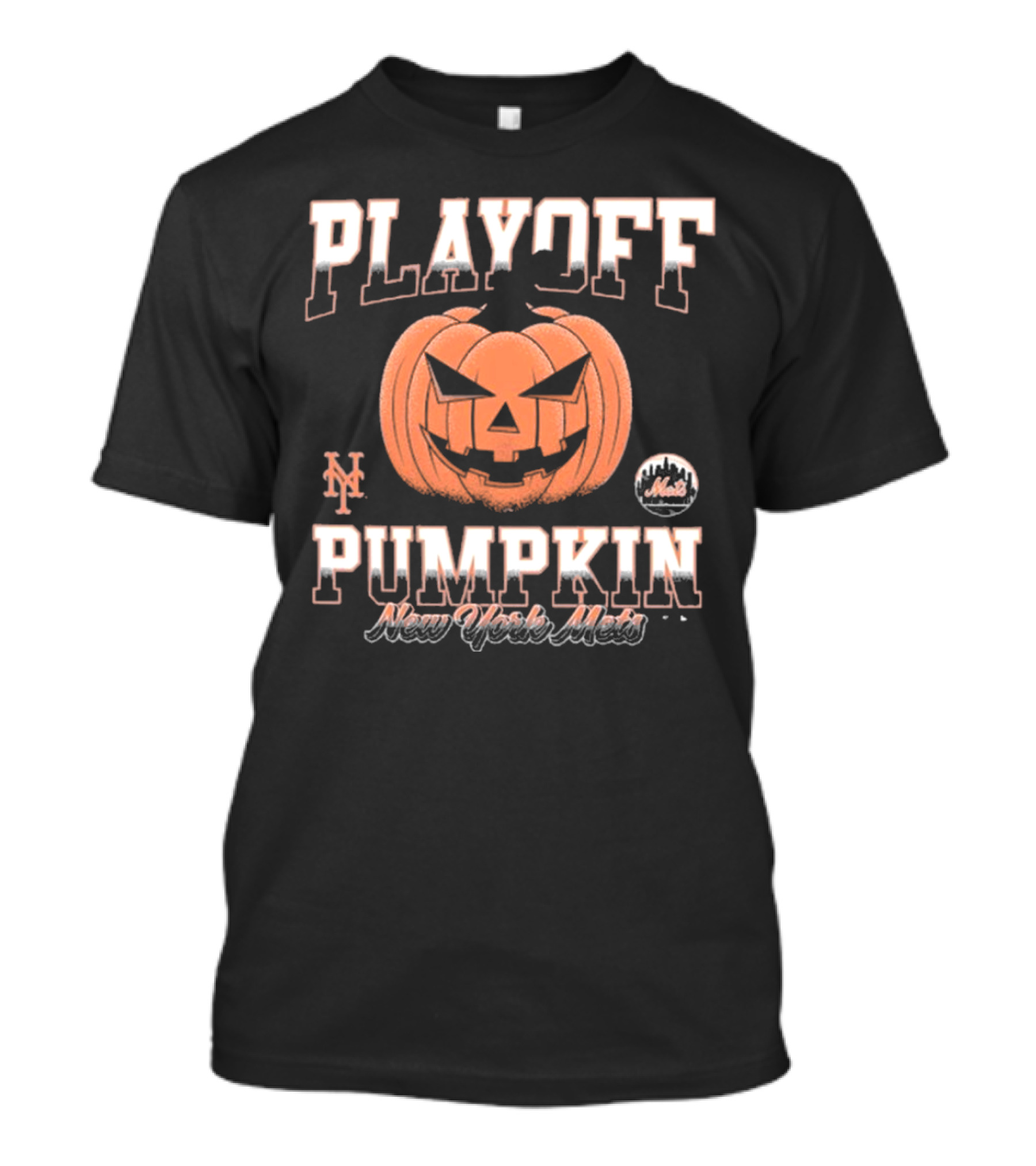 New York Mets Playoff Pumpkin 2024 MLB Postseason T-Shirt