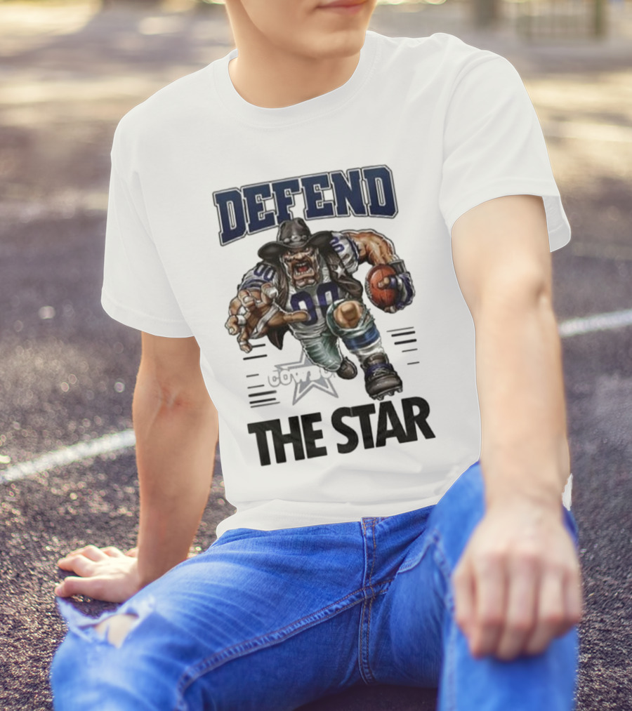 Dallas Cowboys Defend The Star Football Warrior T-Shirt