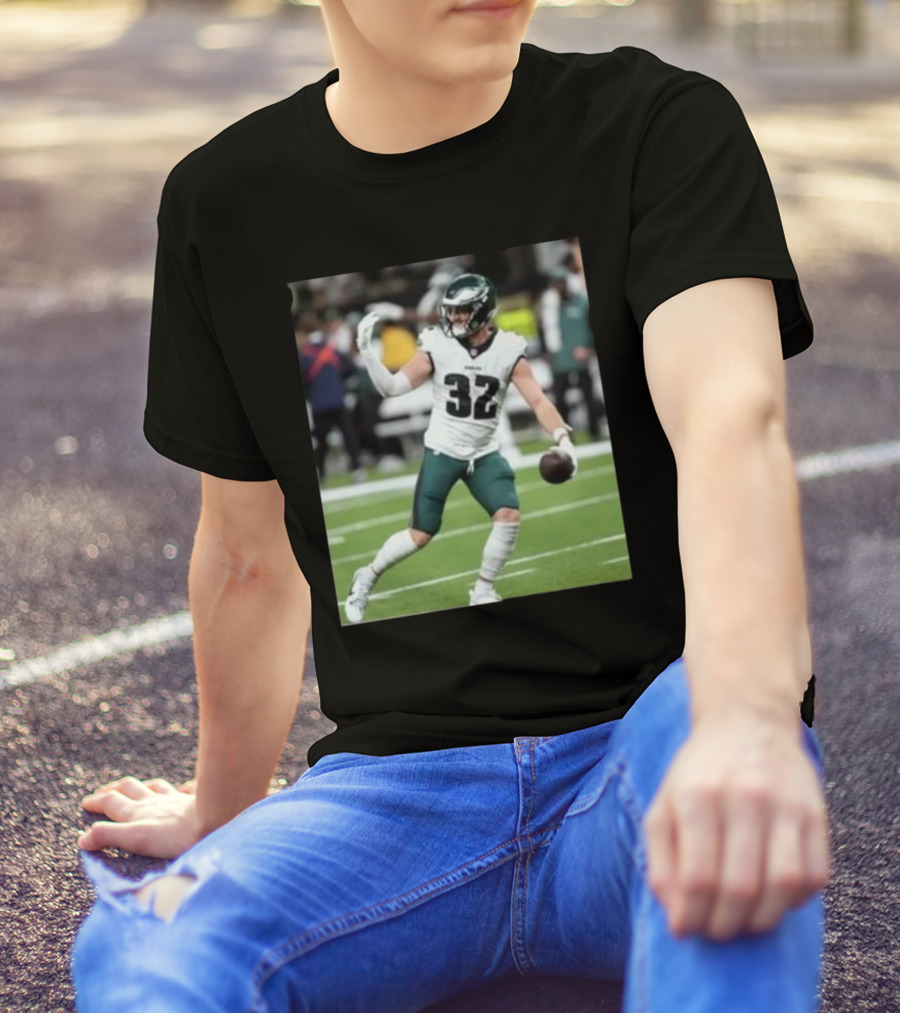Nick Sirianni Wearing Reed Blankenship Philadelphia Eagles Football Jersey T-Shirt