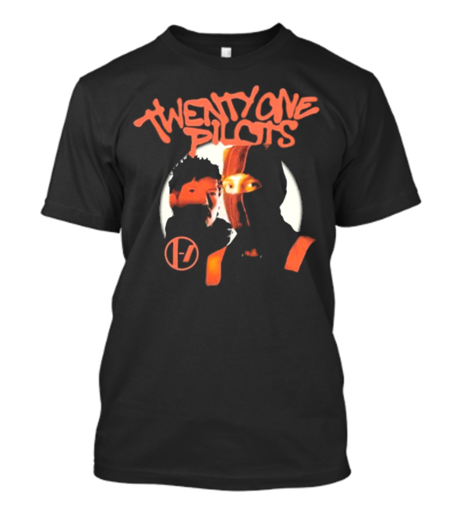 Twenty One Pilots Moonlight Shadow With Iconic Logo And Duo T-Shirt