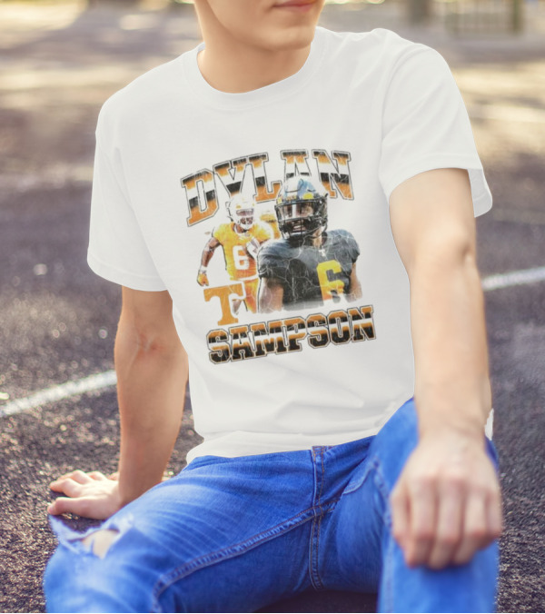 Dylan Sampson Tennessee Volunteers Football Retro 90s T-Shirt