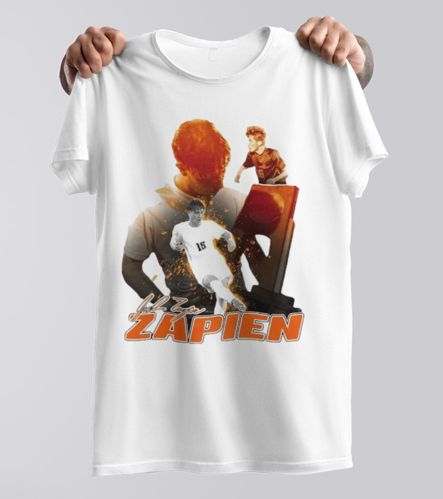 Jacob Zapien Soccer Star Player Signature And Trophy T-Shirt