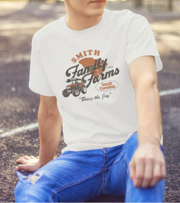 Smith Family Farms USA Bring The Joy South Carolina Tractor T-Shirt