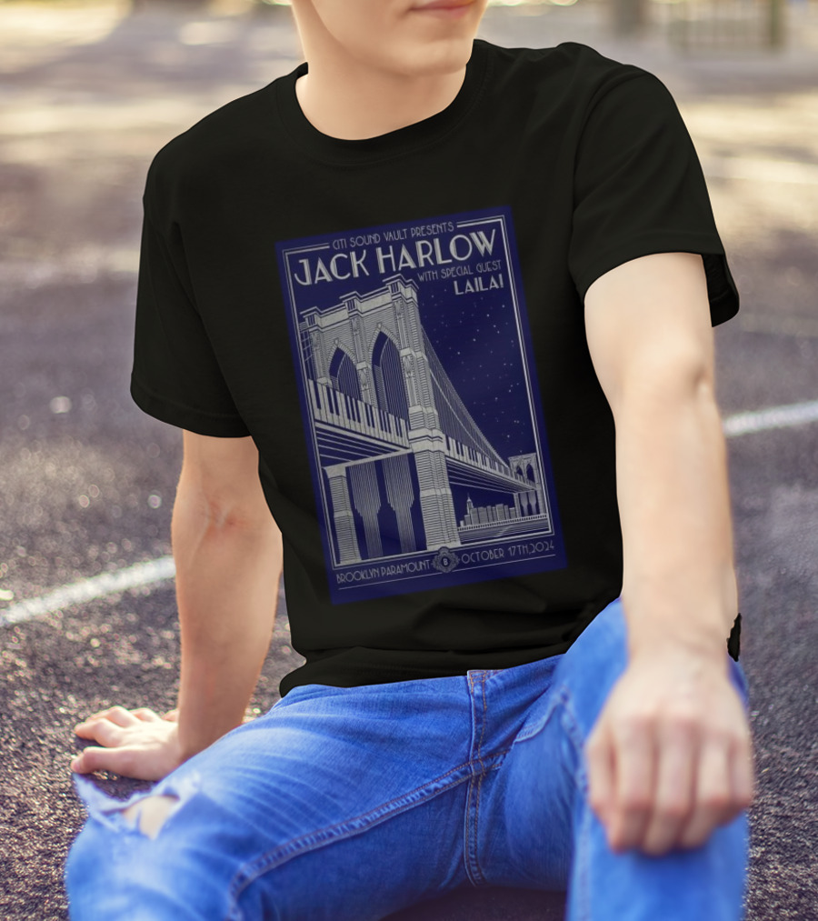 Citi Sound Vault Presents Jack Harlow With Special Guest Lailai Brooklyn Paramount October 17th T-Shirt