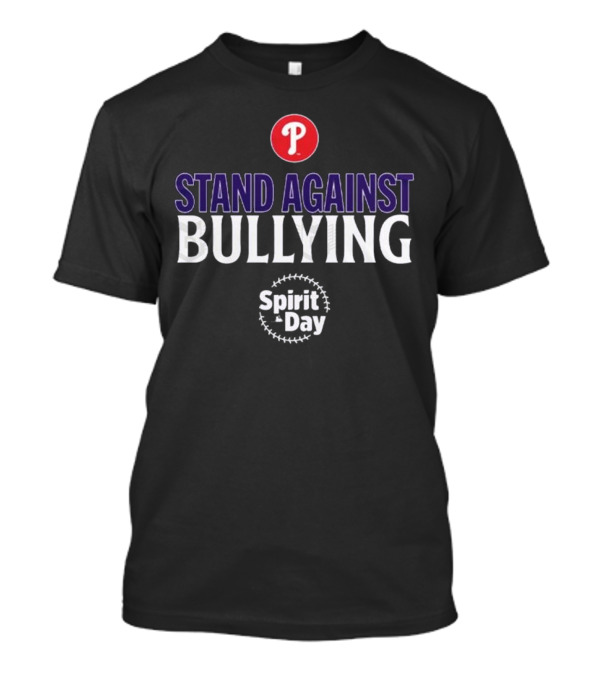 Philadelphia Phillies Stand Against Bullying Spirit Day T-Shirt