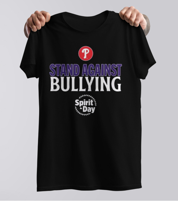 Philadelphia Phillies Stand Against Bullying Spirit Day T-Shirt
