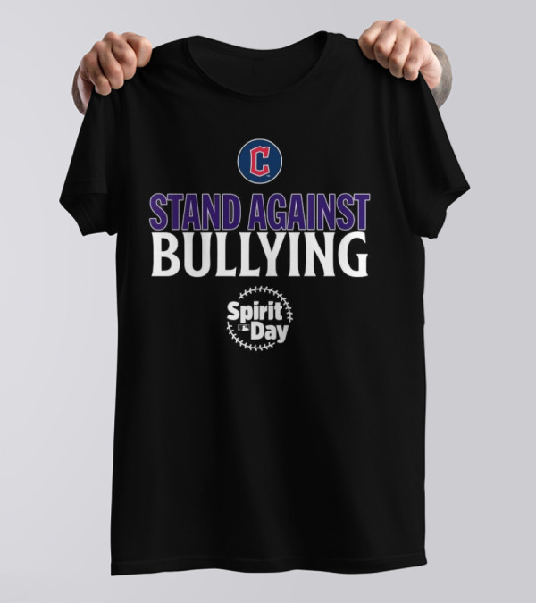 Cleveland Guardians Stand Against Bullying Spirit Day T-Shirt