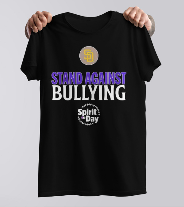 Stand Against Bullying Spirit Day San Diego Padres MLB Event T-Shirt