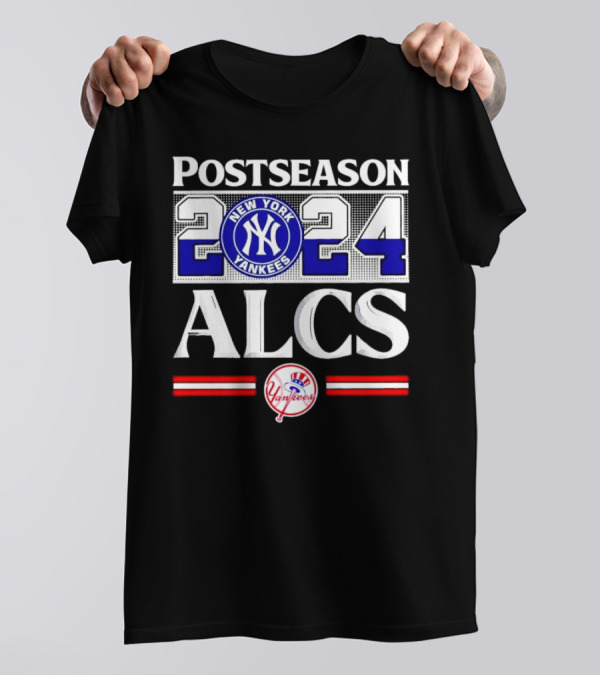 New York Yankees Postseason 2024 ALCS Logo And Team Emblem T-Shirt