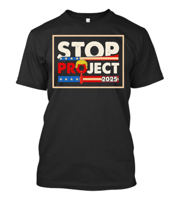 STOP PROJECT Trump 2025 Vintage Style T-Shirt