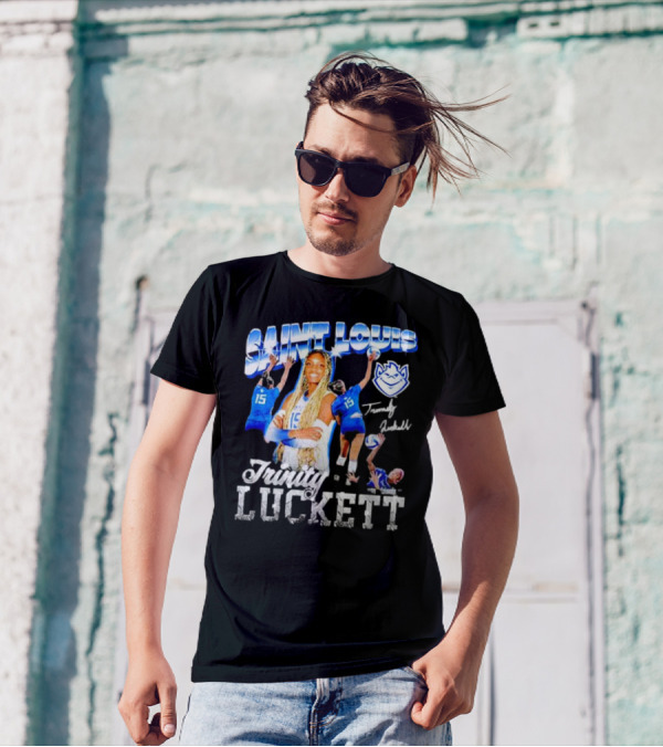 Saint Louis Billikens Trinity Luckett Vintage Sports T-Shirt