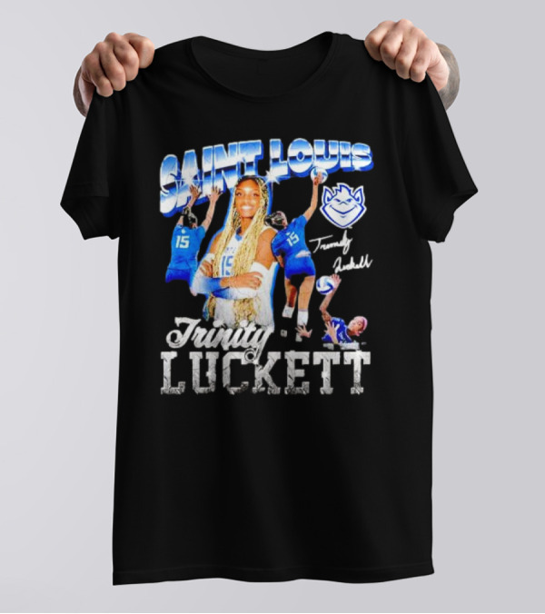 Saint Louis Billikens Trinity Luckett Vintage Sports T-Shirt
