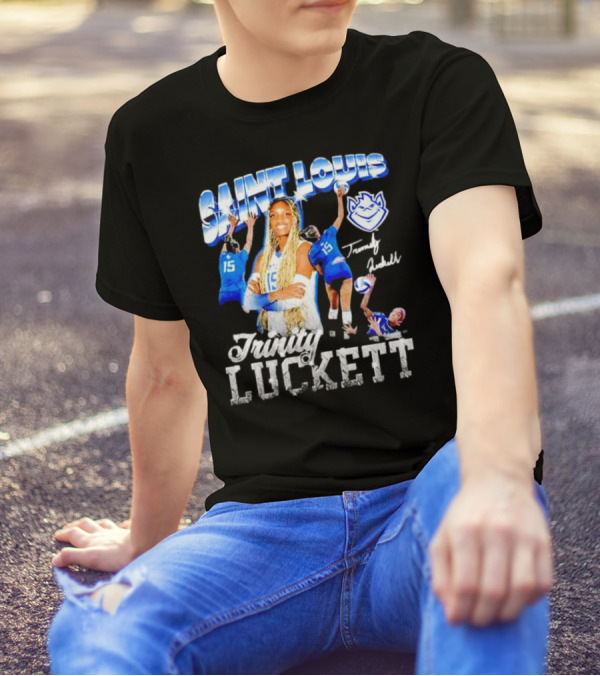 Saint Louis Billikens Trinity Luckett Vintage Sports T-Shirt