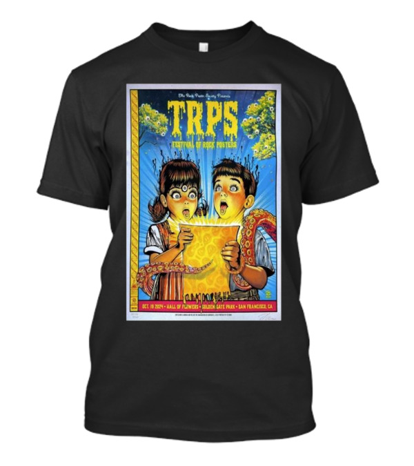 TRPS Festival Of Rock Posters October 19 2024 Hall Of Flowers Golden Gate Park San Francisco CA T-Shirt