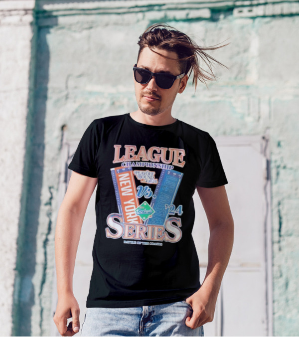 League Championship 2024 Playoff Bound New York Vs Los Angeles Series Battle Of The Coasts T-Shirt