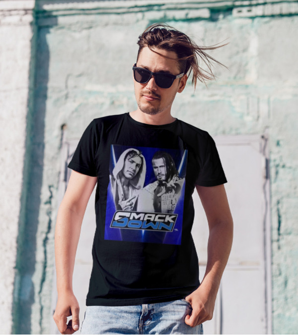 SmackDown Chris Sabin Alex Shelley Wrestling Duo T-Shirt