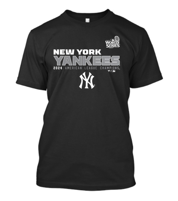 New York Yankees 2024 American League Champions World Series MLB T-Shirt