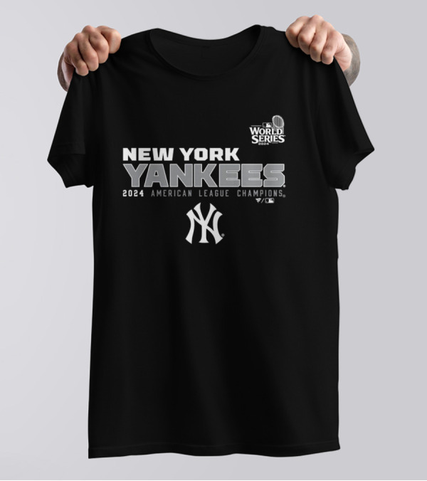 New York Yankees 2024 American League Champions World Series MLB T-Shirt