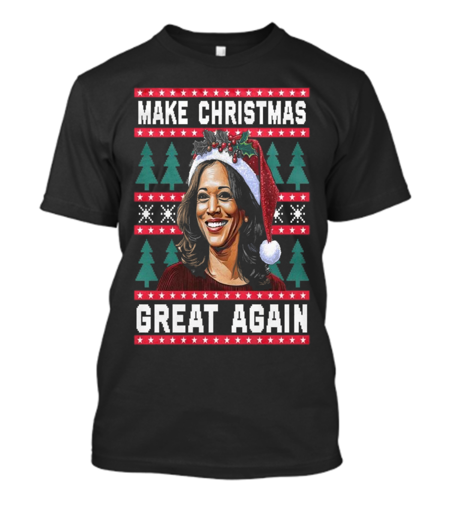 Make Christmas Great Again Funny President Christmas T-Shirt