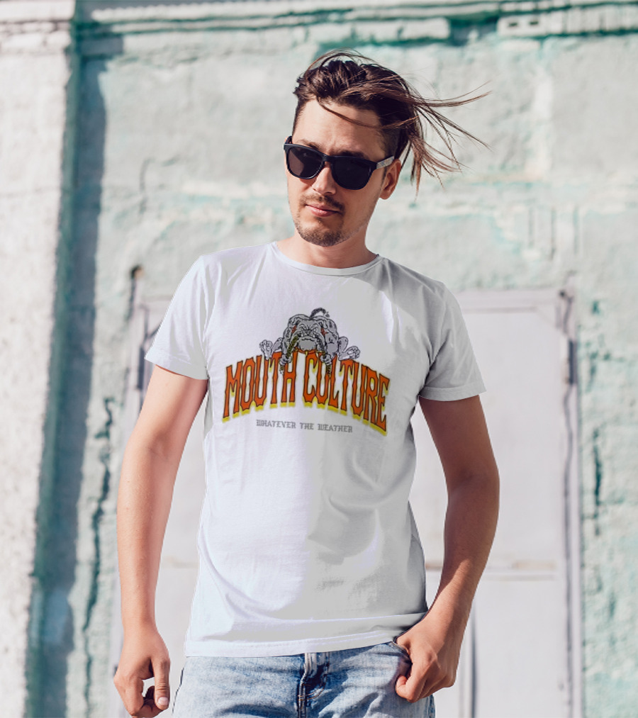 Mouth Culture Whatever The Weather Bulldog T-Shirt