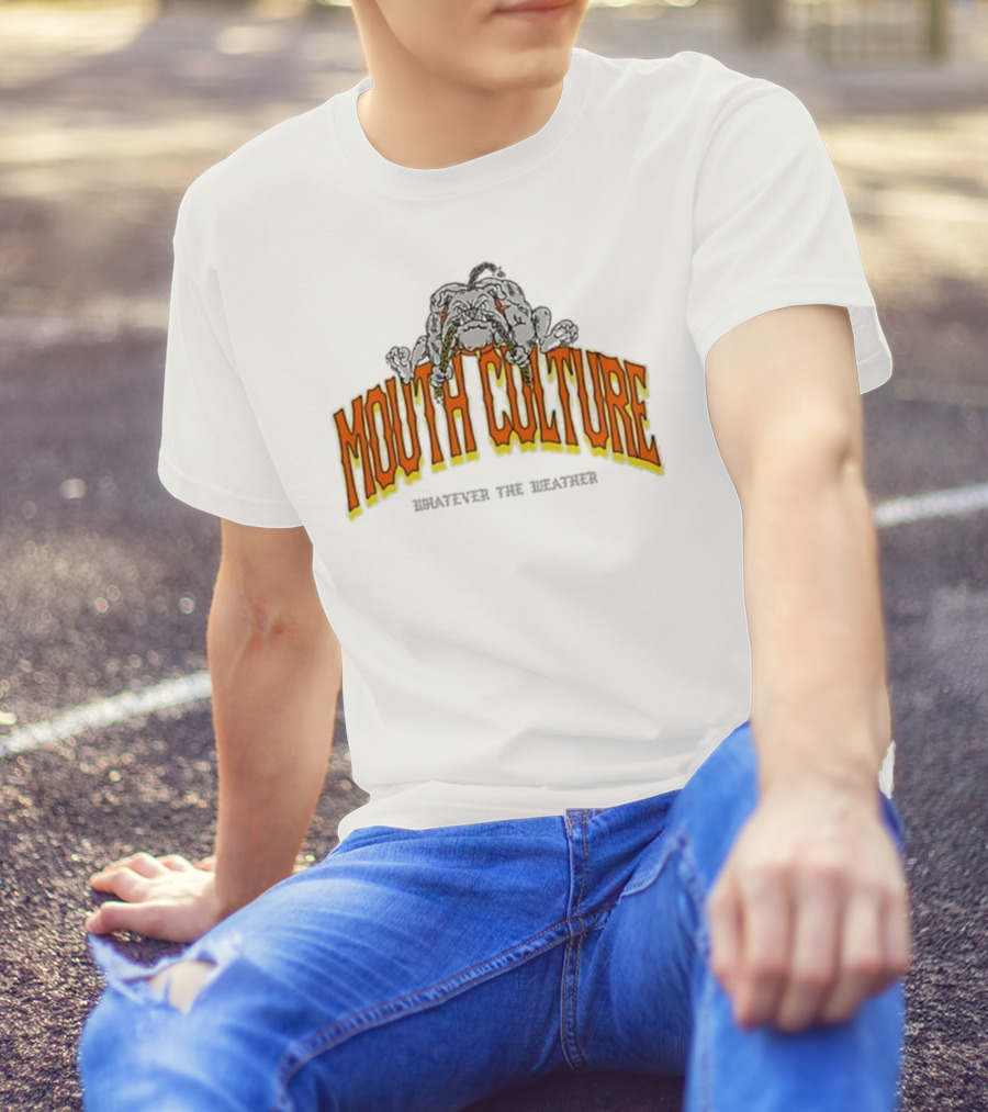 Mouth Culture Whatever The Weather Bulldog T-Shirt
