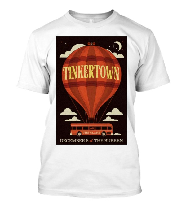 Tinkertown Hot Air Balloon The Glare The Burren Somerville MA December 6 T-Shirt