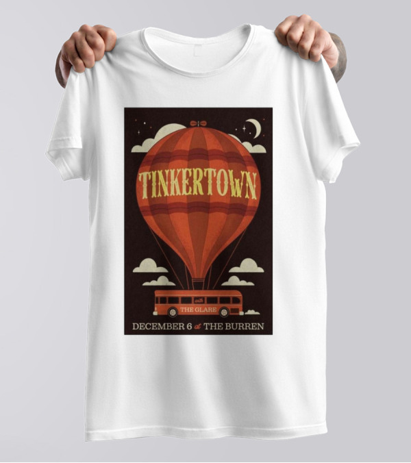Tinkertown Hot Air Balloon The Glare The Burren Somerville MA December 6 T-Shirt