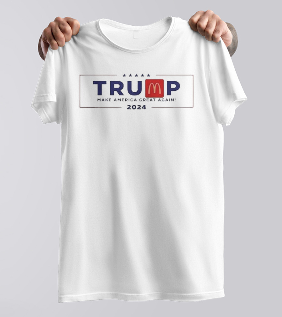 Trump 2024 Make America Great Again McDonald's T-Shirt