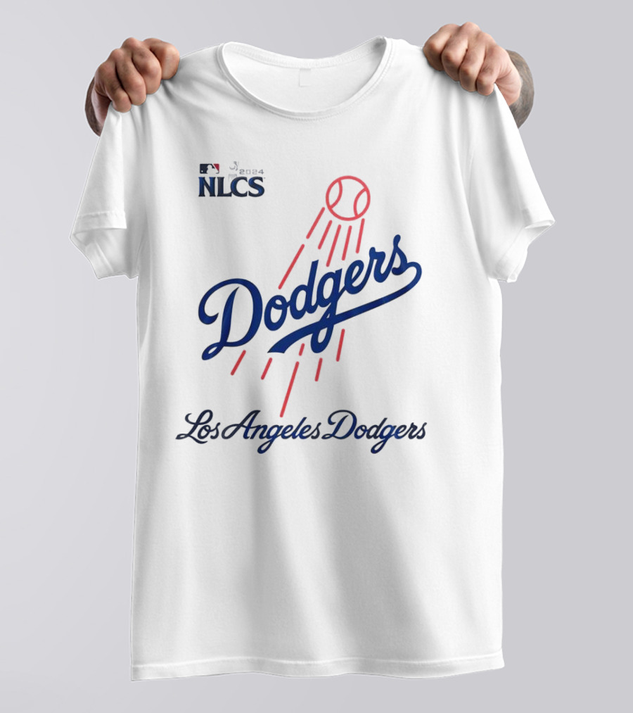 Los Angeles Dodgers 2024 NLCS Champions Dodgers Baseball Logo MLB T-Shirt